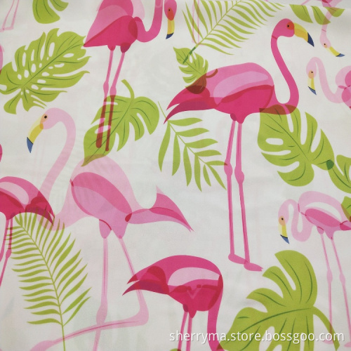 Digital printed moss crepe chiffon fabric